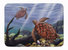 19 in x 27 in Sea Turtles Machine Washable Memory Foam Mat