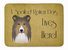 19 in x 27 in Sheltie Spoiled Dog Lives Here Machine Washable Memory Foam Mat