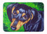 19 in x 27 in Tootsie Dachshund Machine Washable Memory Foam Mat