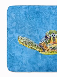 19 in x 27 in Turtle  Coming at you Machine Washable Memory Foam Mat