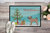24 in x 36 in Fawn Puggle Christmas Tree Door Mat Indoor/Outdoor