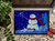 24 in x 36 in Happy Holidays Snowman Door Mat Indoor/Outdoor