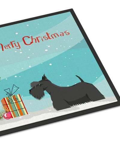 Caroline's Treasures 24 in x 36 in Scottish Terrier Christmas Tree Door Mat Indoor/Outdoor product