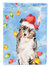 28 x 40 in. Polyester Christmas Lights Australian Shepherd Flag Canvas House Size 2-Sided Heavyweight