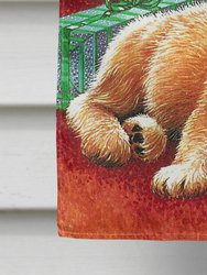 28 x 40 in. Polyester Christmas Puppy Flag Canvas House Size 2-Sided Heavyweight