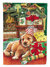 28 x 40 in. Polyester Christmas Puppy Flag Canvas House Size 2-Sided Heavyweight