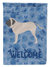 28 x 40 in. Polyester English Mastiff Welcome Flag Canvas House Size 2-Sided Heavyweight