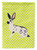 28 x 40 in. Polyester English Spot Rabbit Green Flag Canvas House Size 2-Sided Heavyweight