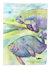 28 x 40 in. Polyester Manatee Family Flag Canvas House Size 2-Sided Heavyweight