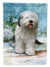 28 x 40 in. Polyester Old English Sheepdog by Don Squires Flag Canvas House Size 2-Sided Heavyweight