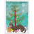 28 x 40 in. Polyester Russian or European Mink Christmas Flag Canvas House Size 2-Sided Heavyweight