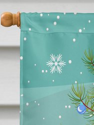28 x 40 in. Polyester Russian or European Mink Christmas Flag Canvas House Size 2-Sided Heavyweight