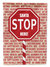 28 x 40 in. Polyester Santa Claus Stop Here Stop Sign Flag Canvas House Size 2-Sided Heavyweight