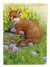 28 x 40 in. Polyester Springtime Fox Flag Canvas House Size 2-Sided Heavyweight