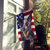 28 x 40 in. Polyester USA American Flag with Australian Cattle Dog Flag Canvas House Size 2-Sided Heavyweight