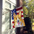 28 x 40 in. Polyester USA American Flag with Corgi Flag Canvas House Size 2-Sided Heavyweight