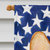 28 x 40 in. Polyester USA American Flag with Corgi Flag Canvas House Size 2-Sided Heavyweight