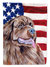 28 x 40 in. Polyester USA American Flag with Newfoundland Flag Canvas House Size 2-Sided Heavyweight