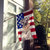 28 x 40 in. Polyester USA American Flag with Schnauzer Flag Canvas House Size 2-Sided Heavyweight