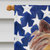 28 x 40 in. Polyester USA American Flag with Yorkie Flag Canvas House Size 2-Sided Heavyweight