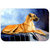 7204LCB 15 x 12 in. Natural Fawn Great Dane Glass Cutting Board - Large