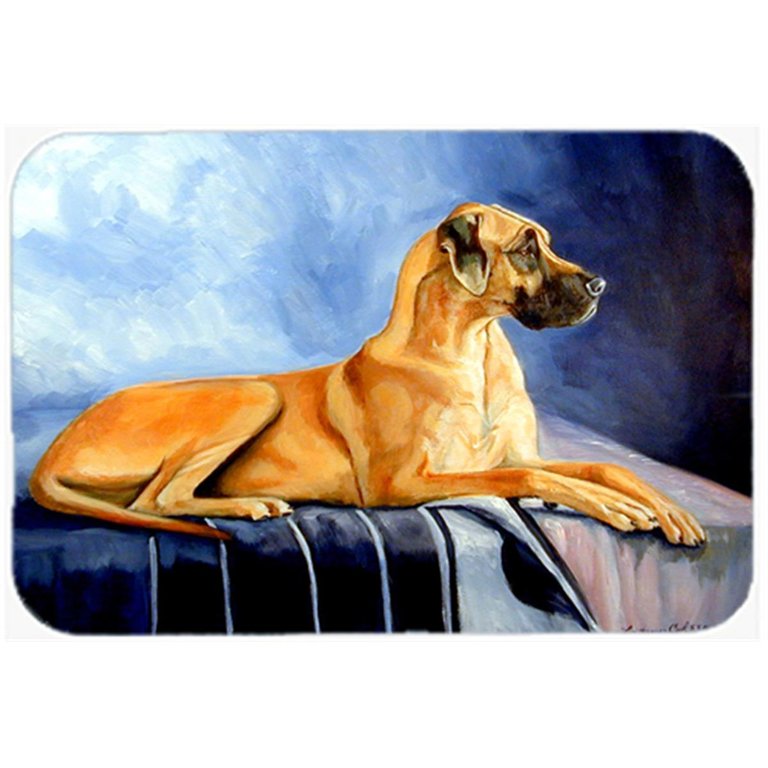 7204LCB 15 x 12 in. Natural Fawn Great Dane Glass Cutting Board - Large