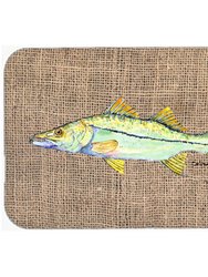 8772LCB 15 x 12 in. Fish Snook Glass Cutting Board - Large