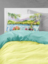 Afternoon of Grape Delights Wine Fabric Standard Pillowcase