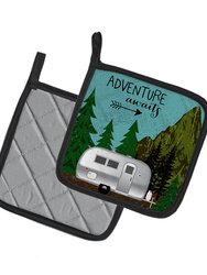Airstream Camper Adventure Awaits Pair of Pot Holders VHA302PTHD