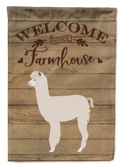 Caroline's Treasures Alpaca Welcome Garden Flag 2-Sided 2-Ply product