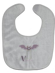 Alphabet V for Vampire Bat Baby Bib