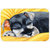 AMB1161LCB Snoozing Schnauzer Glass Large Cutting Board