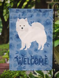 American Eskimo Welcome Garden Flag 2-Sided 2-Ply