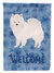 American Eskimo Welcome Garden Flag 2-Sided 2-Ply