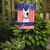 American Flag And Bull Terrier Garden Flag 2-Sided 2-Ply