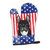 American Flag and French Bulldog Oven Mitt