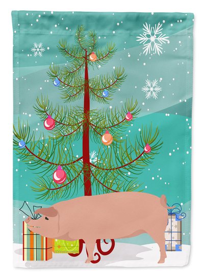 Caroline's Treasures American Landrace Pig Christmas Garden Flag 2-Sided 2-Ply product