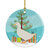 American Pekin Duck Christmas Ceramic Ornament