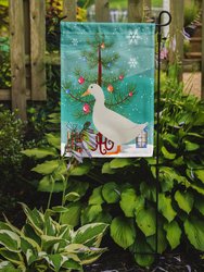 American Pekin Duck Christmas Garden Flag 2-Sided 2-Ply