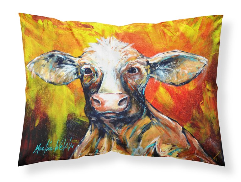 Another Happy Cow Fabric Standard Pillowcase