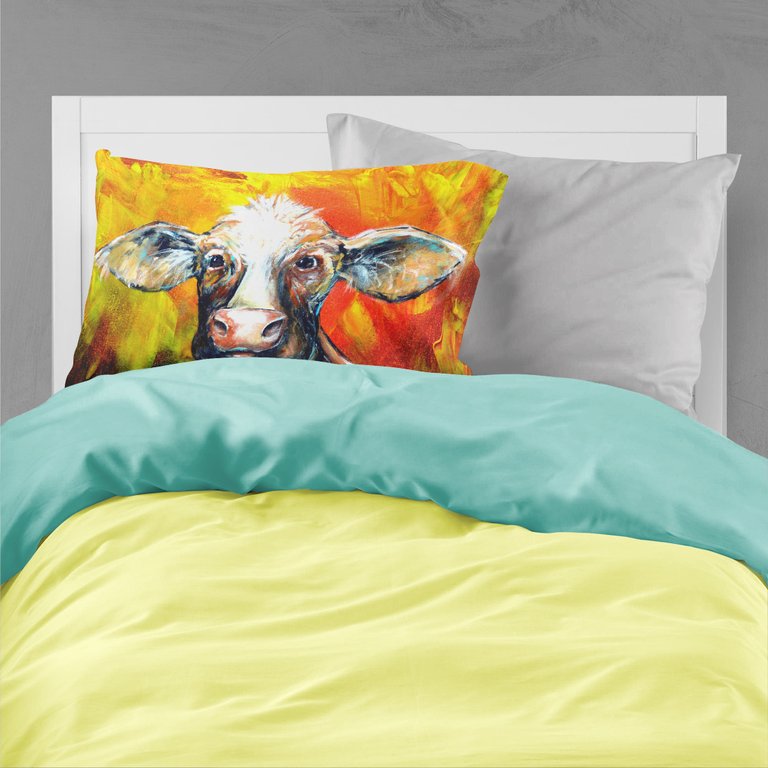 Another Happy Cow Fabric Standard Pillowcase