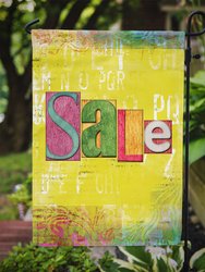 Artsy Sale Garden Flag 2-Sided 2-Ply