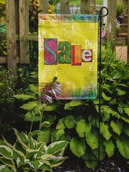 Artsy Sale Garden Flag 2-Sided 2-Ply