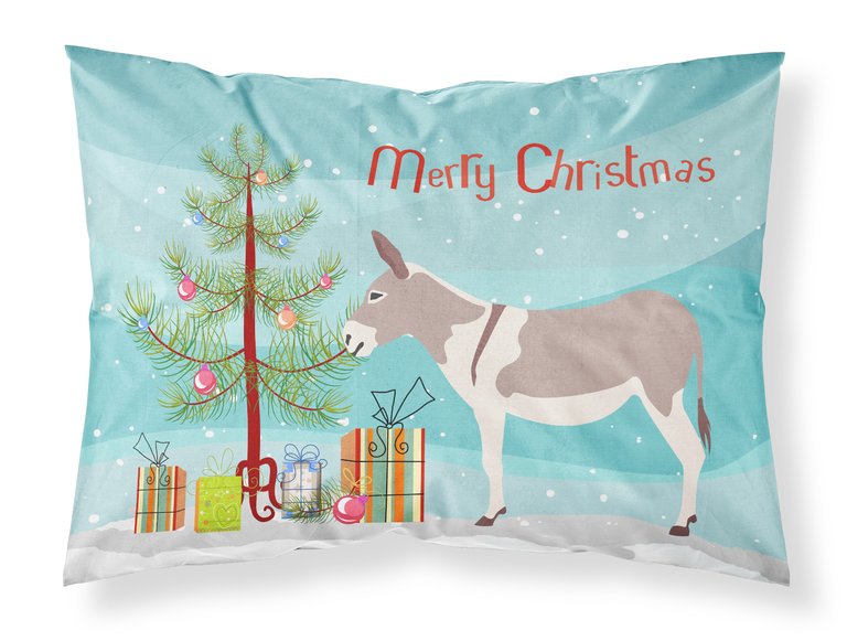 Australian Teamster Donkey Christmas Fabric Standard Pillowcase