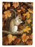 Autumn Grey Squirrel By Daphne Baxter Garden Flag 2-Sided 2-Ply