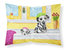 Bath Day Dalmatian Fabric Standard Pillowcase