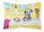 Bath Day Dalmatian Fabric Standard Pillowcase