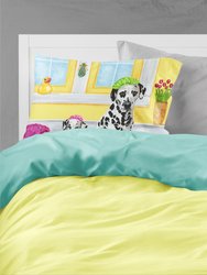 Bath Day Dalmatian Fabric Standard Pillowcase