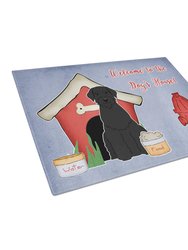 BB2820LCB Dog House Collection Giant Schnauzer Glass Cutting Board - Large