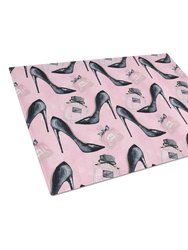 BB7507LCB Fashion Diva Shoes & Perfume Glass Cutting Board - Large